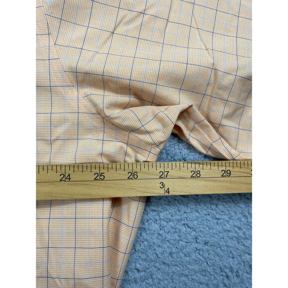 Brooks Brothers Mens Size 17 1/2 -2/3 Orange Peach Button Down Dress Shirt - Picture 4 of 13